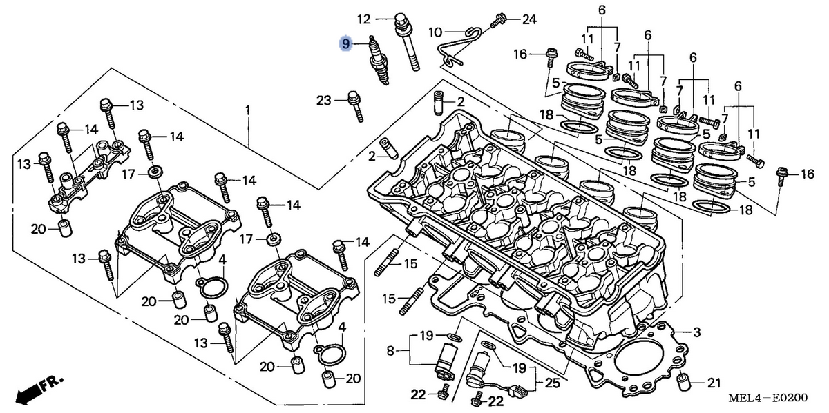 Honda OEM part 31912-MEL-003