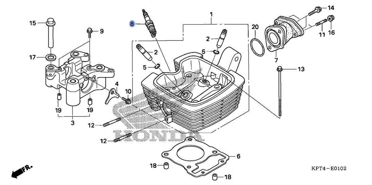 Honda OEM part 31916-KRM-841