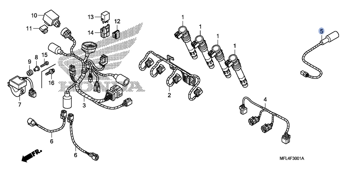 Honda OEM part 32108-MFL-000
