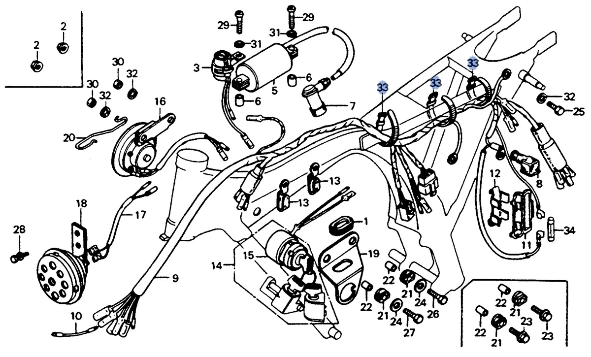 Honda OEM part 32161-404-000