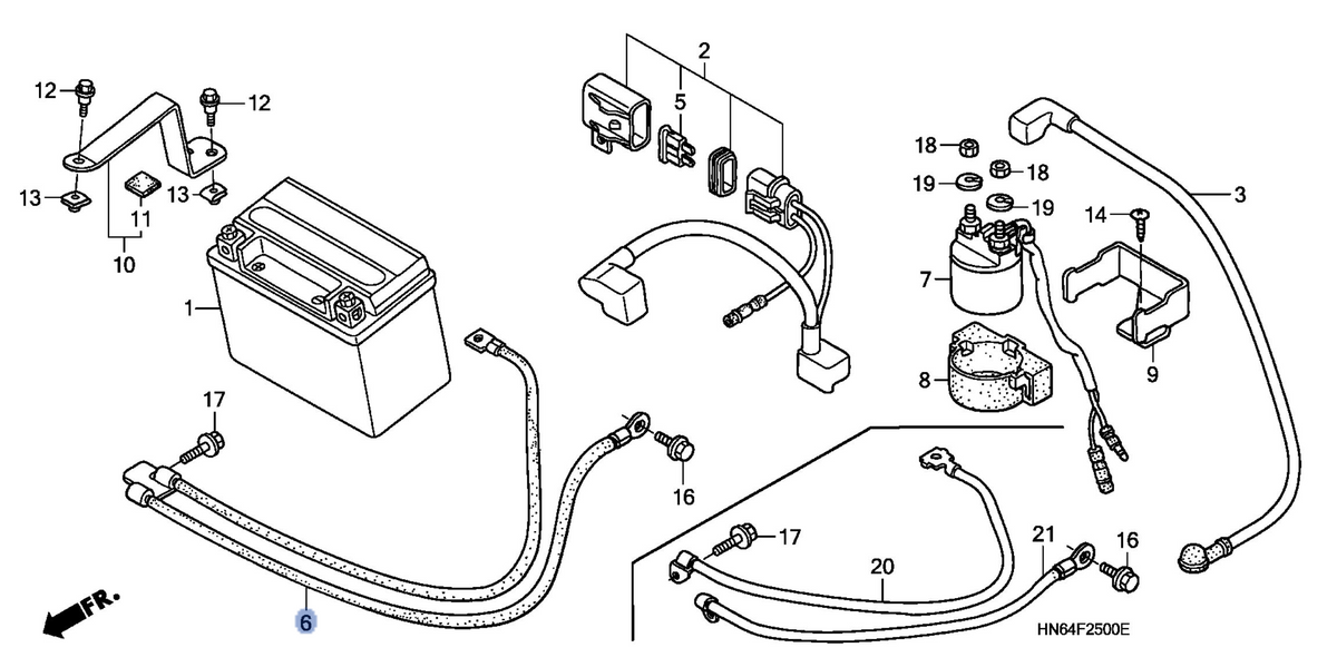 Honda OEM part 32601-HN6-000
