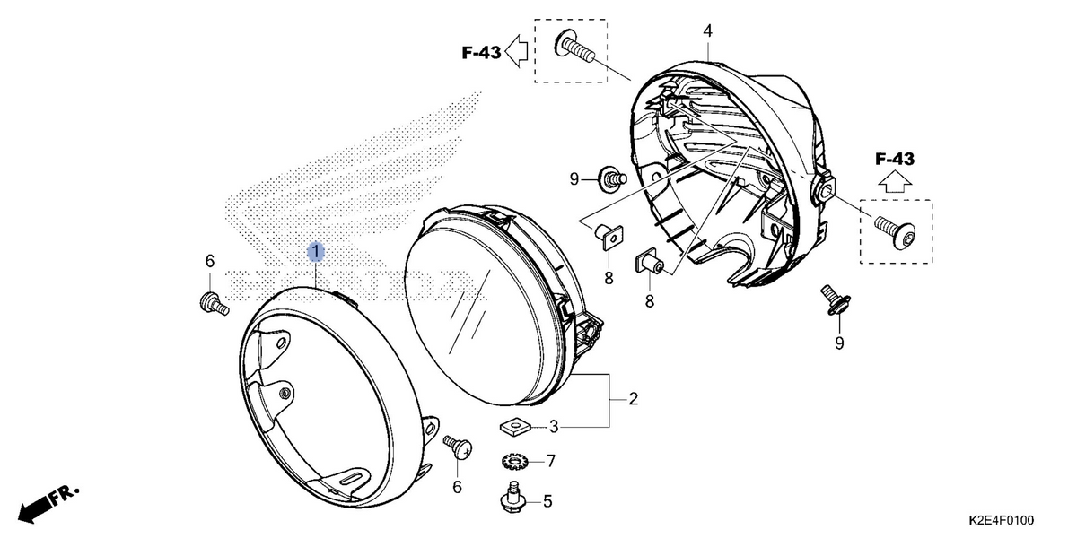 Honda OEM part 33101-K2E-T01