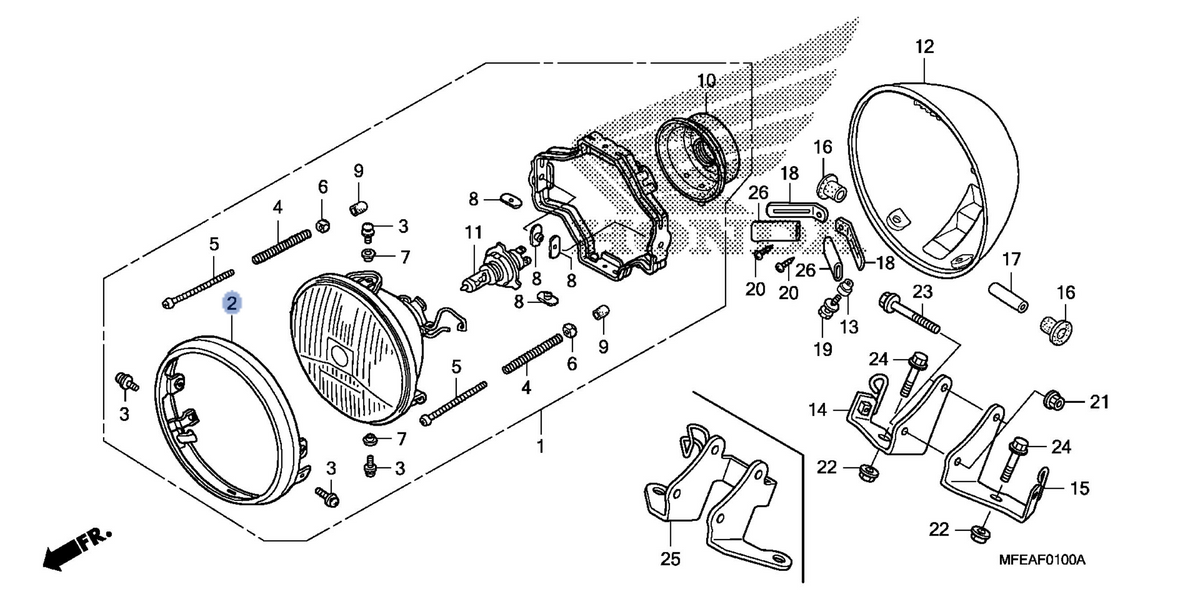 Honda OEM part 33101-MFE-A41