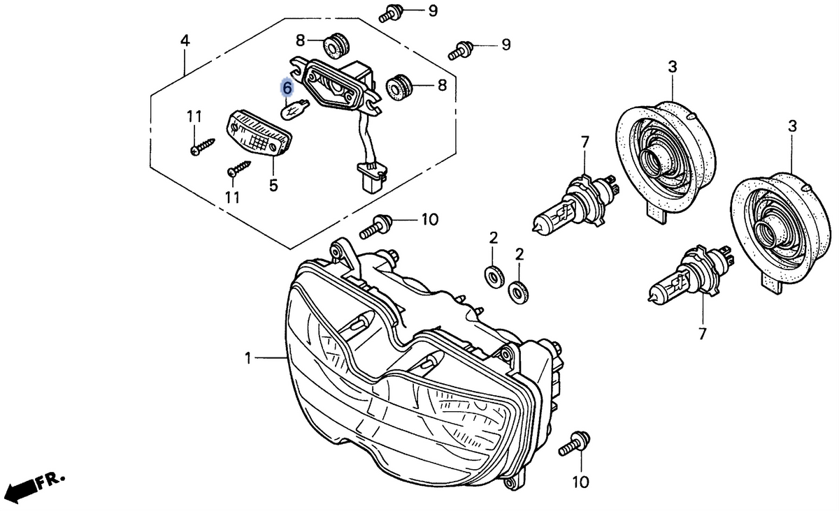 Honda OEM part 33301-SA0-741