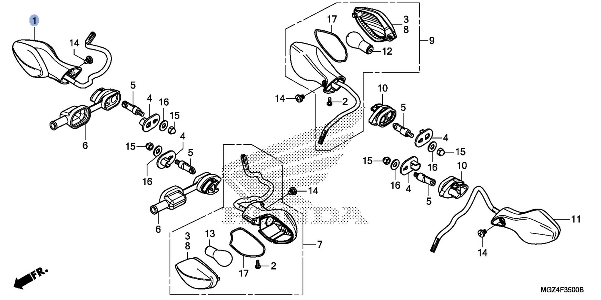 Honda OEM part 33400-MGZ-335