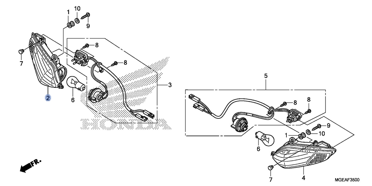Honda OEM part 33403-MFL-671