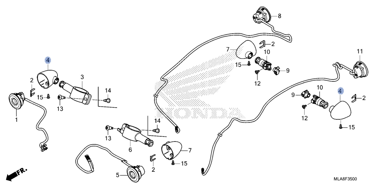 Honda OEM part 33413-K87-A30