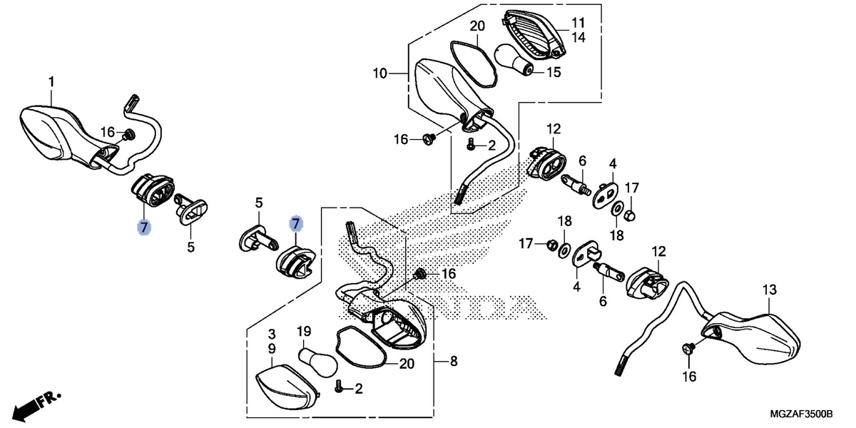 Honda OEM part 33413-MGZ-J40