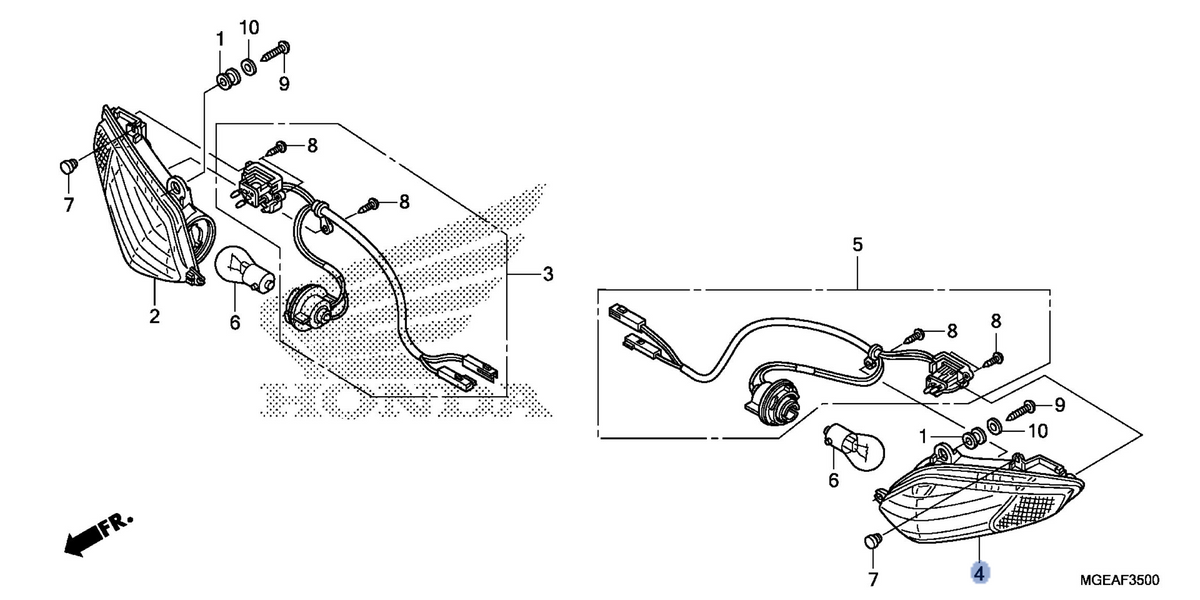 Honda OEM part 33453-MFL-671
