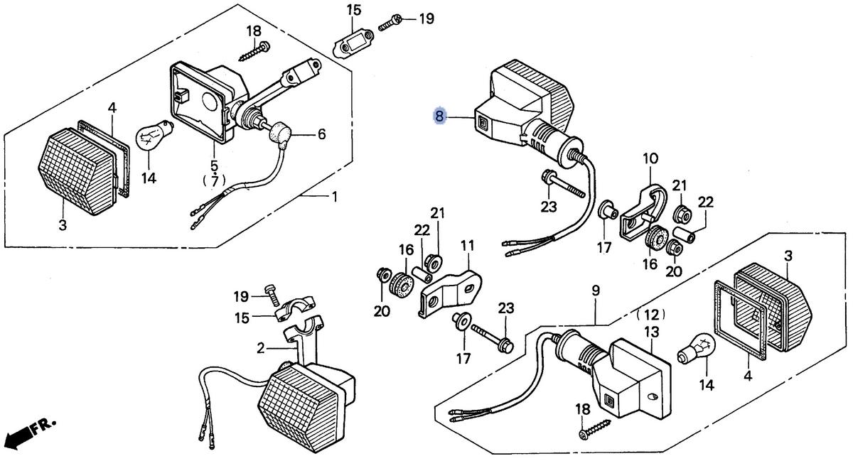 Honda OEM part 33500-MGW-305