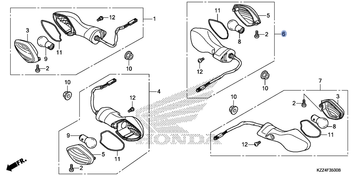 Honda OEM part 33600-KZZ-315