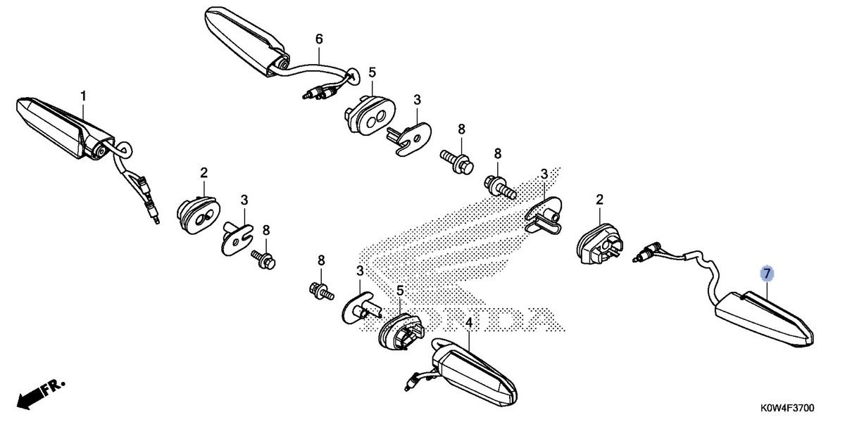 Honda OEM part 33650-K0W-A11