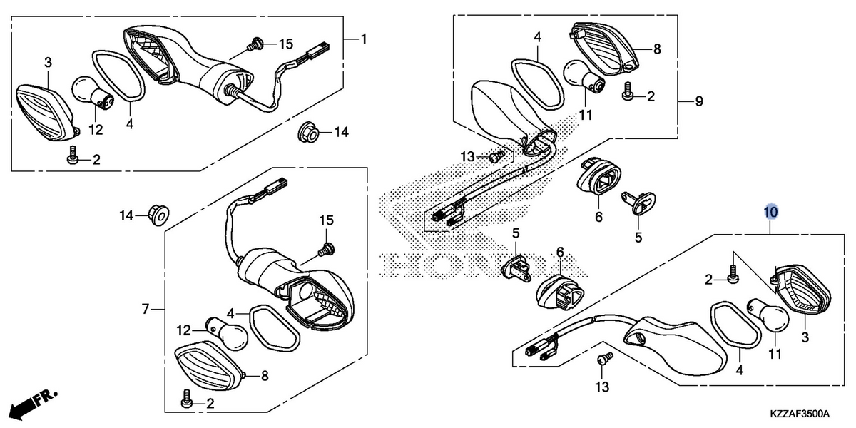 Honda OEM part 33650-KZZ-J12
