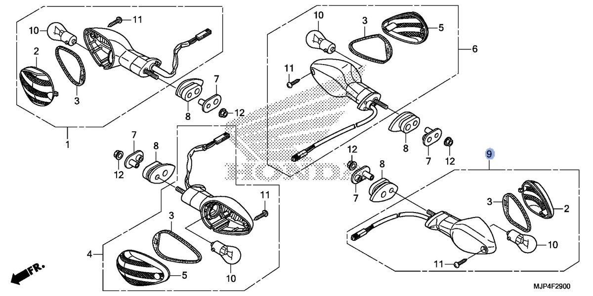 Honda OEM part 33650-MJP-A61