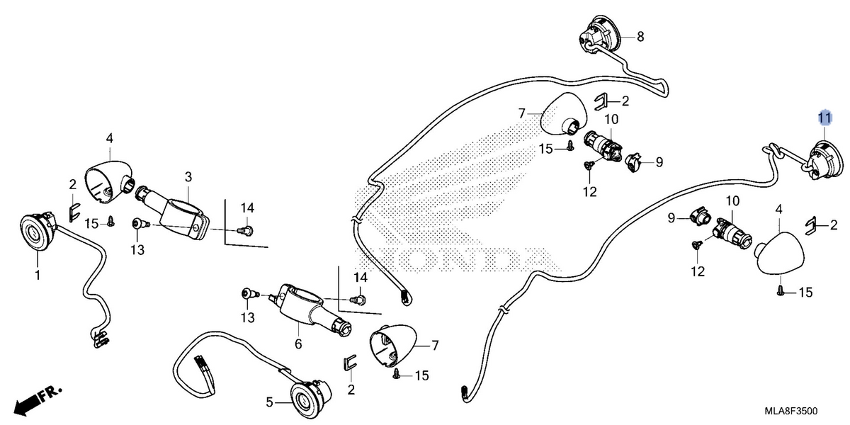 Honda OEM part 33650-MLA-A01