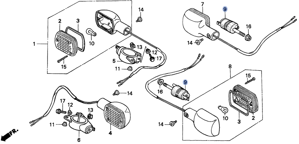 Honda OEM part 33690-KEB-900