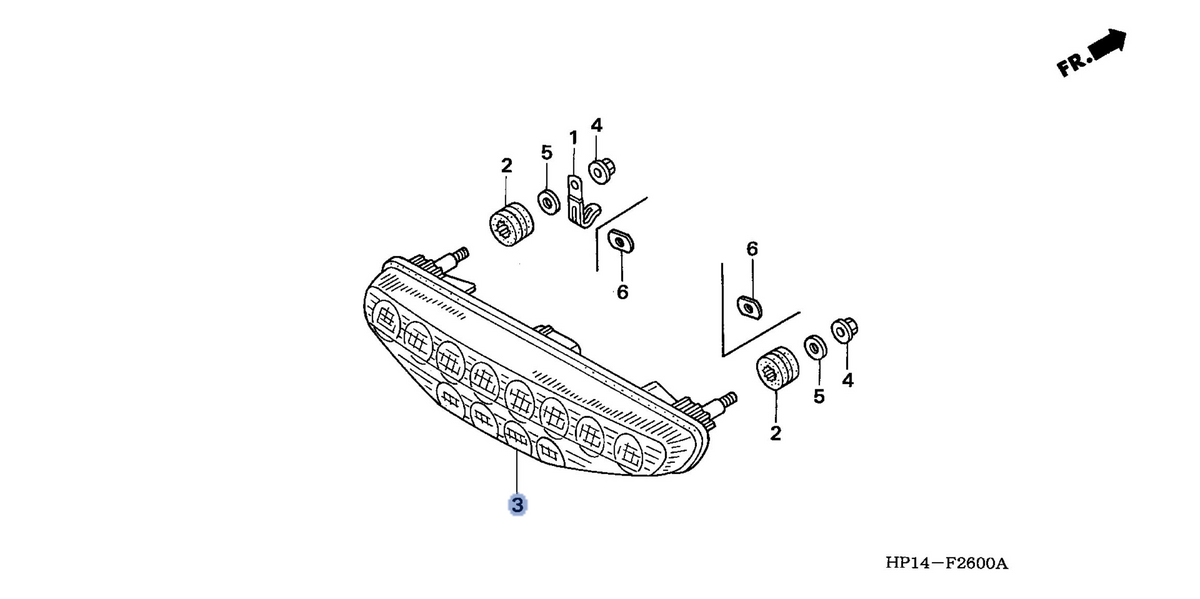 Honda OEM part 33700-HP1-601