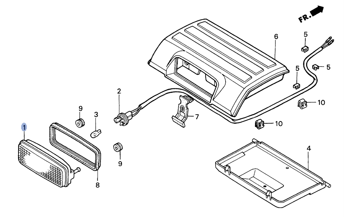 Honda OEM part 33710-HM5-930