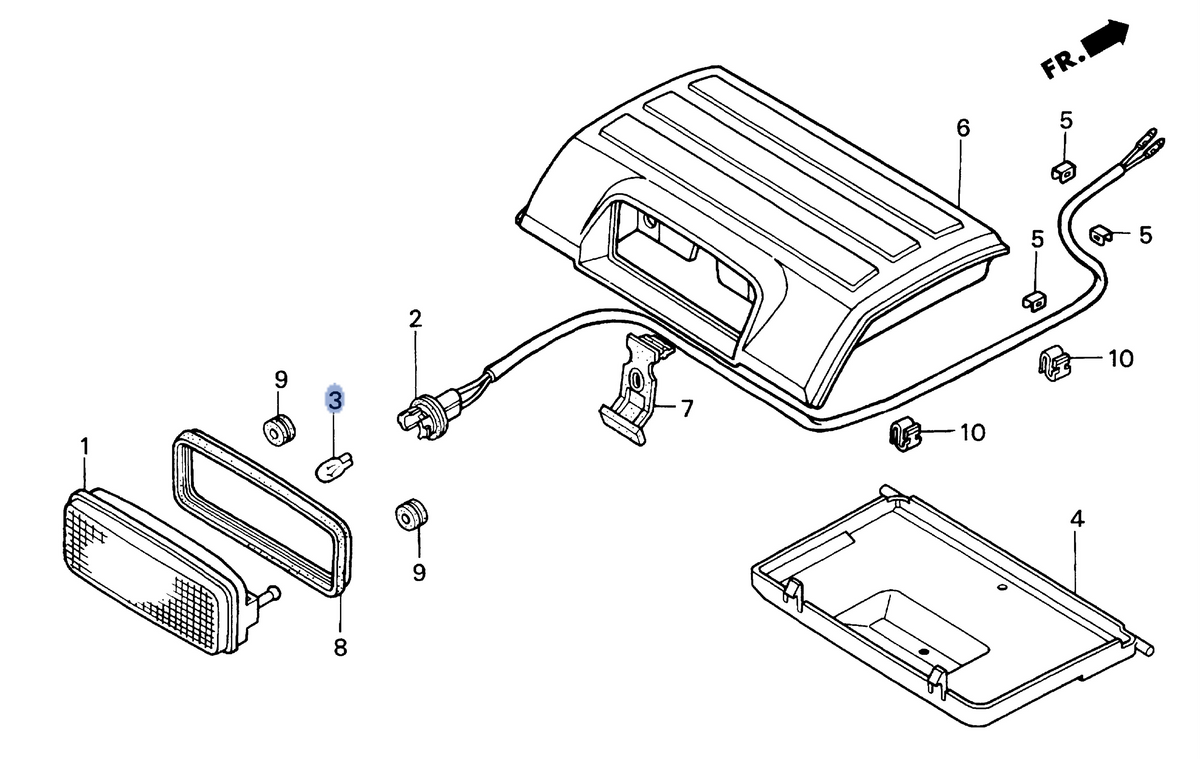 Honda OEM part 34351-HM5-930