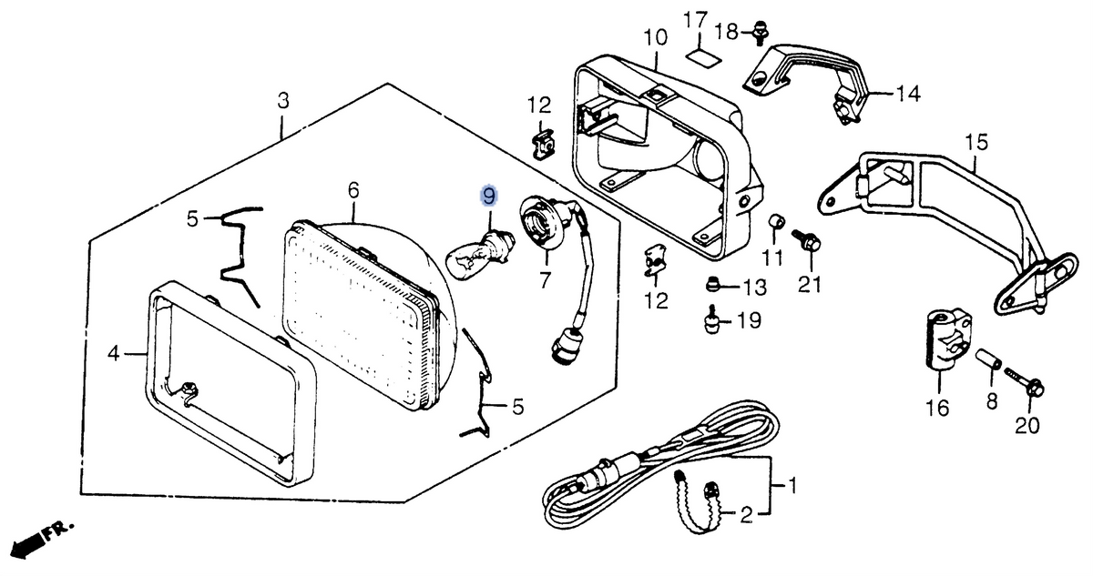 Honda OEM part 34901-323-750