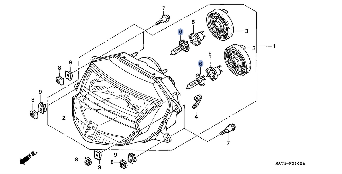 Honda OEM part 34901-MAT-611