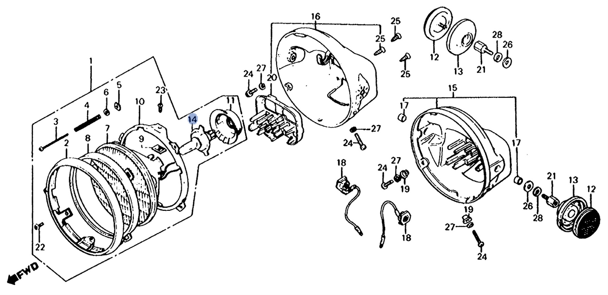 Honda OEM part 34901-MC7-601AH