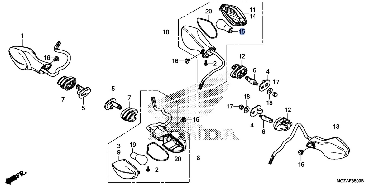 Honda OEM part 34904-MGZ-J01