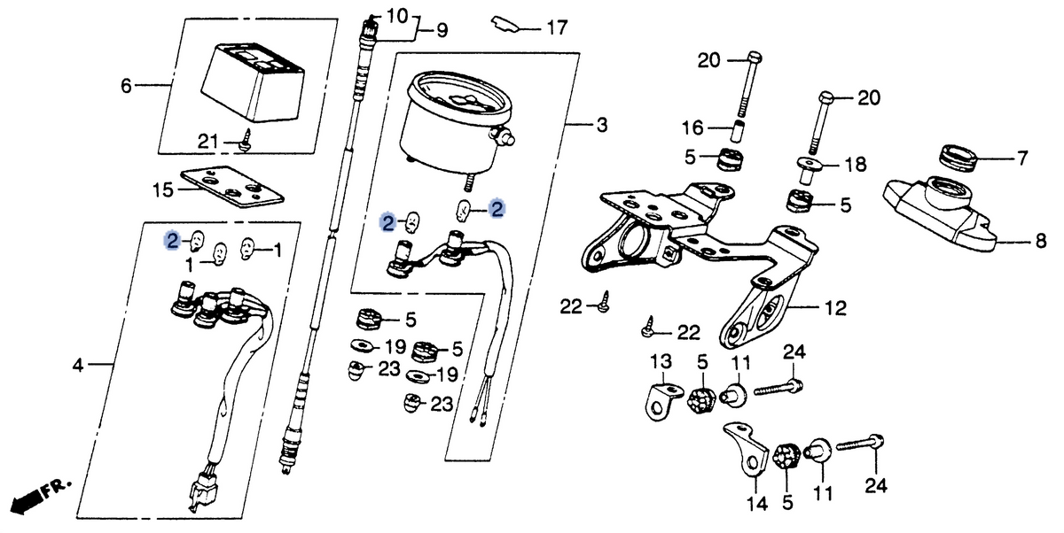 Honda OEM part 34908-MB9-871