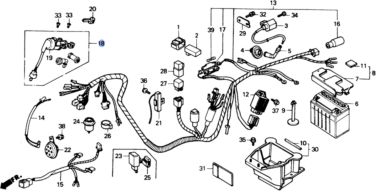 Honda OEM part 35010-GV4-901