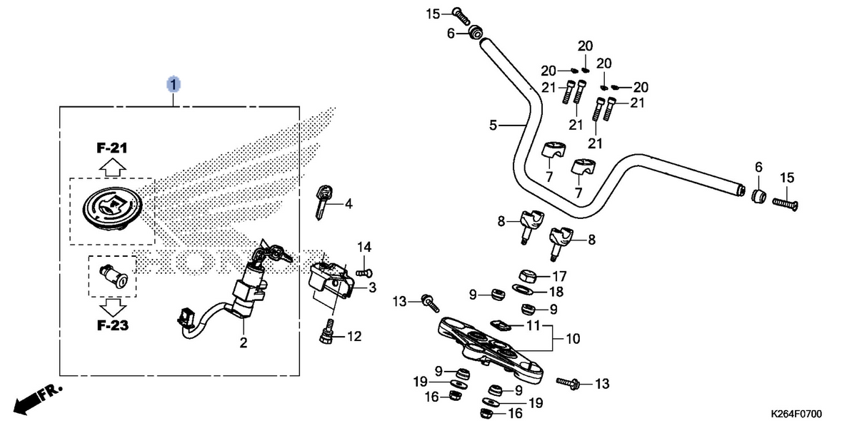 Honda OEM part 35010-K26-911