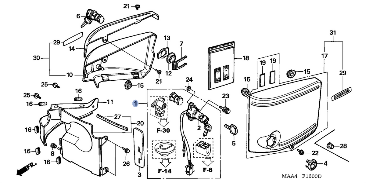 Honda OEM part 35010-MAA-A30