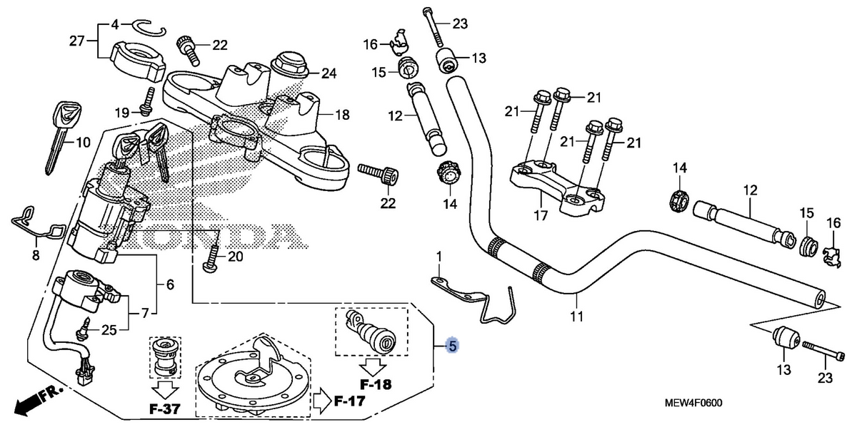 Honda OEM part 35010-MEW-L00