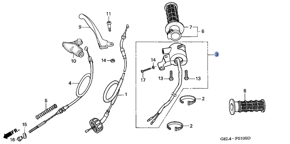 Honda OEM part 35013-GEL-700