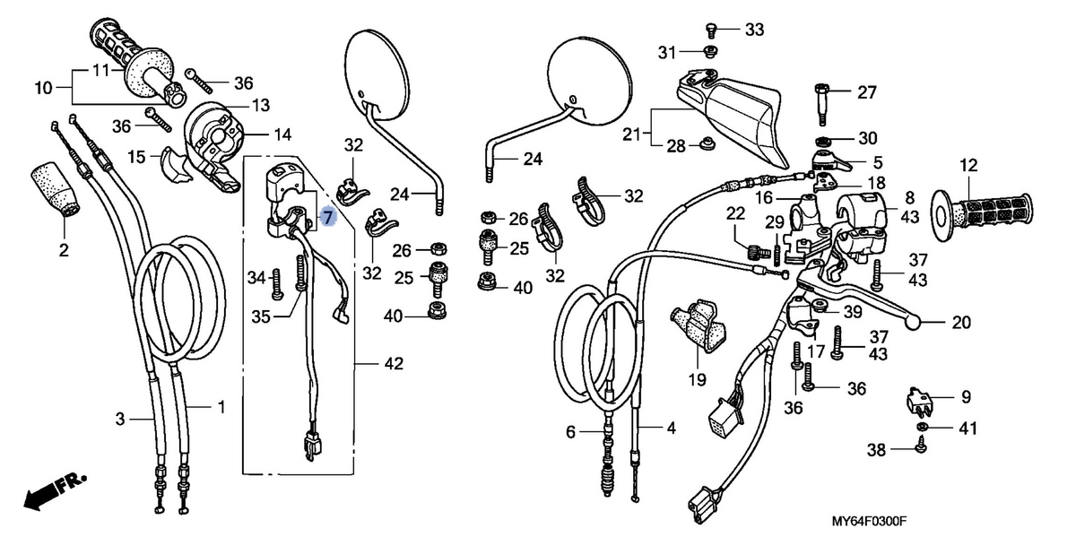 Honda OEM part 35013-MY6-670