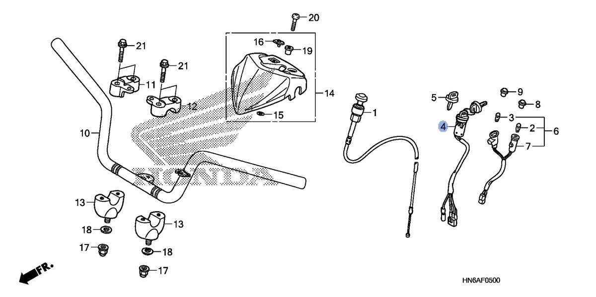 Honda OEM part 35100-HN6-A30