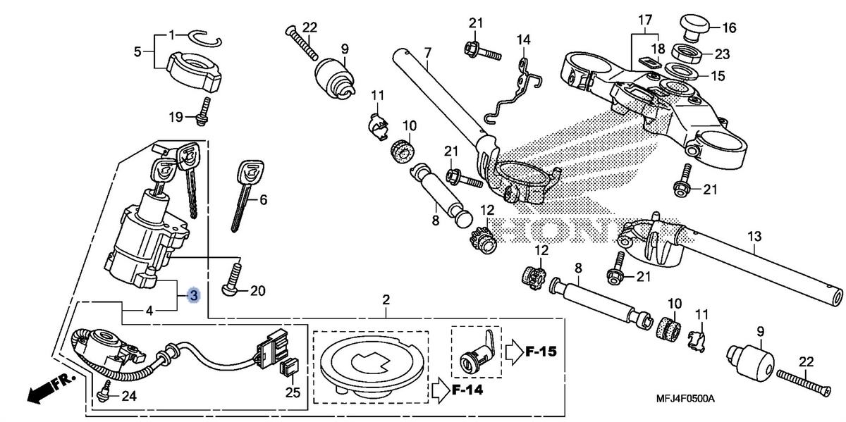 Honda OEM part 35100-MFJ-A41
