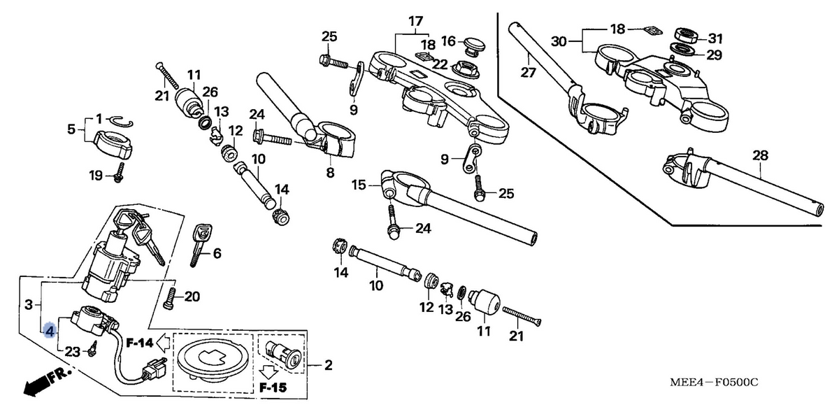 Honda OEM part 35101-MEE-671