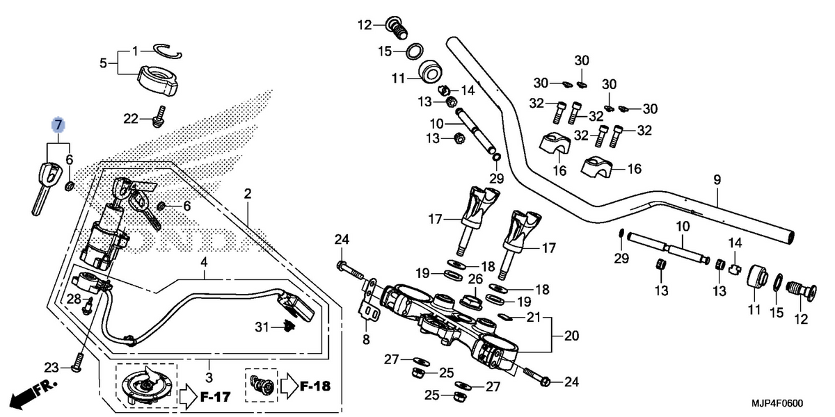 Honda OEM part 35121-MJP-A61