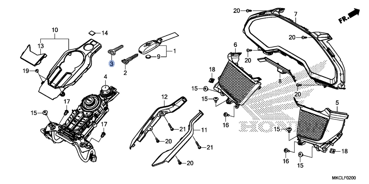 Honda OEM part 35125-MAS-G01