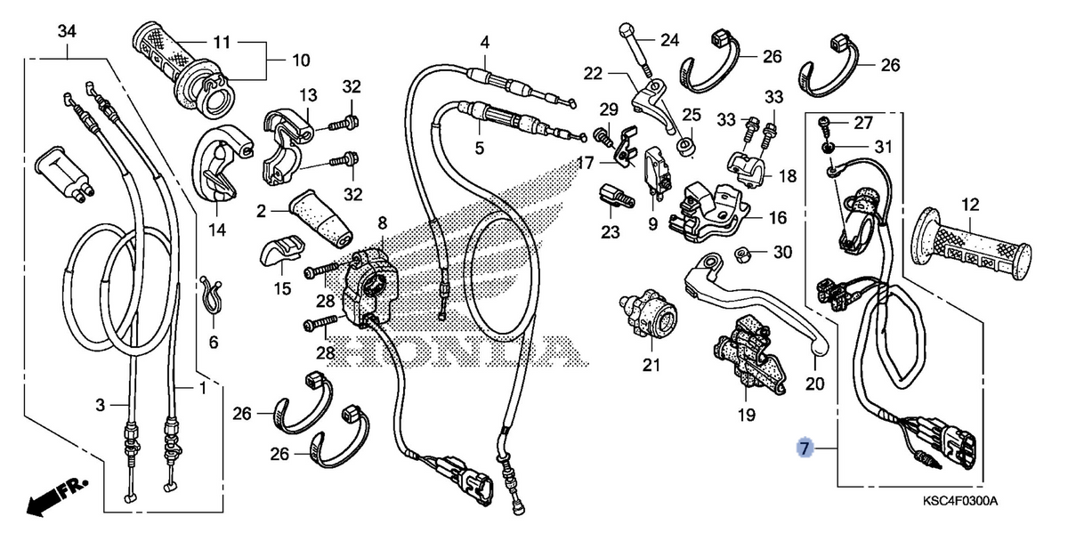Honda OEM part 35130-KSC-670