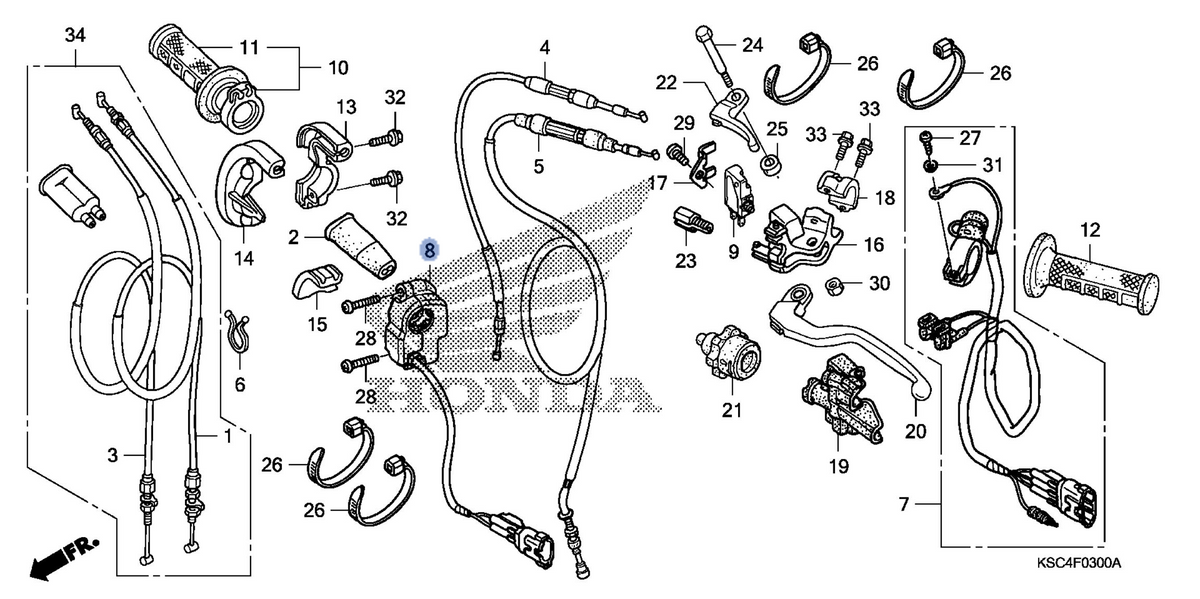 Honda OEM part 35150-KSC-671