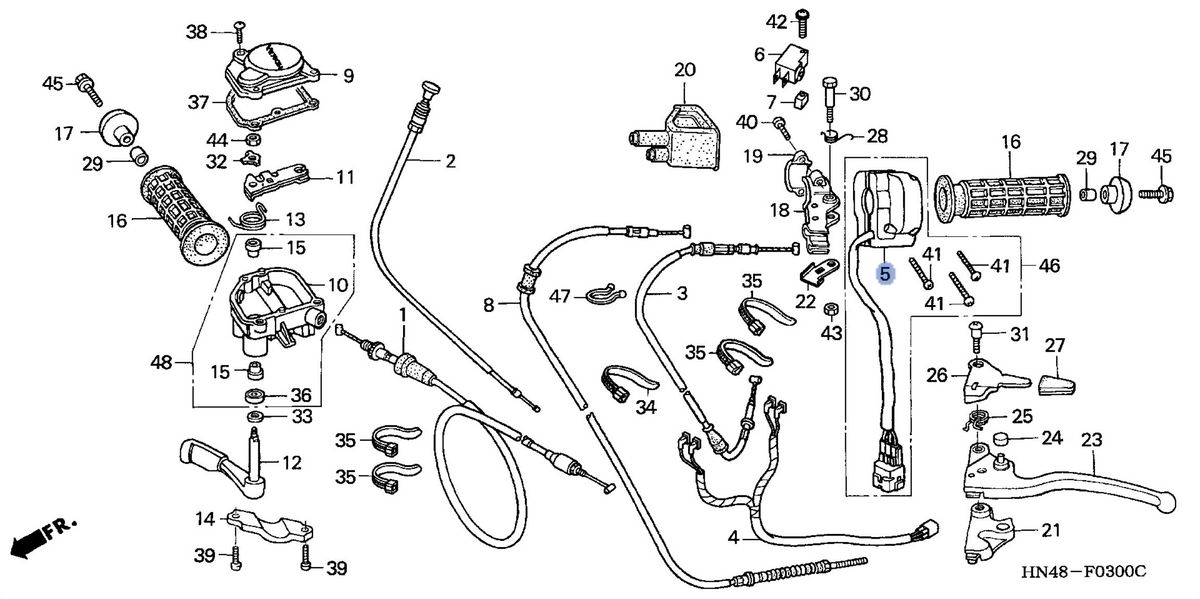 Honda OEM part 35200-HN7-013
