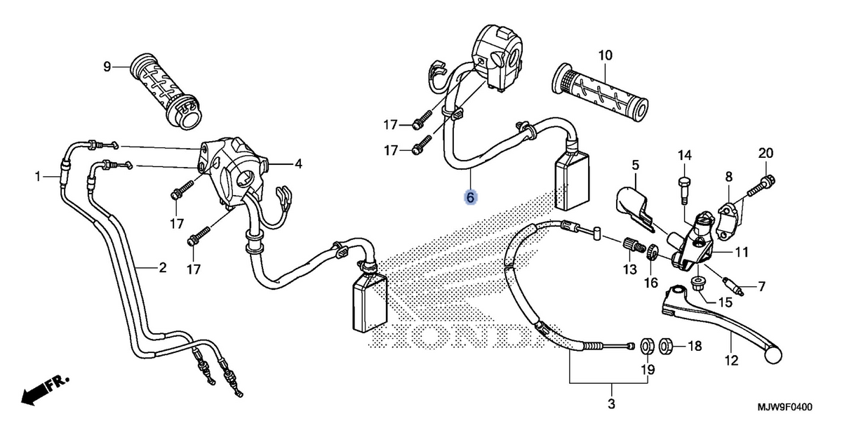 Honda OEM part 35200-MJW-A41