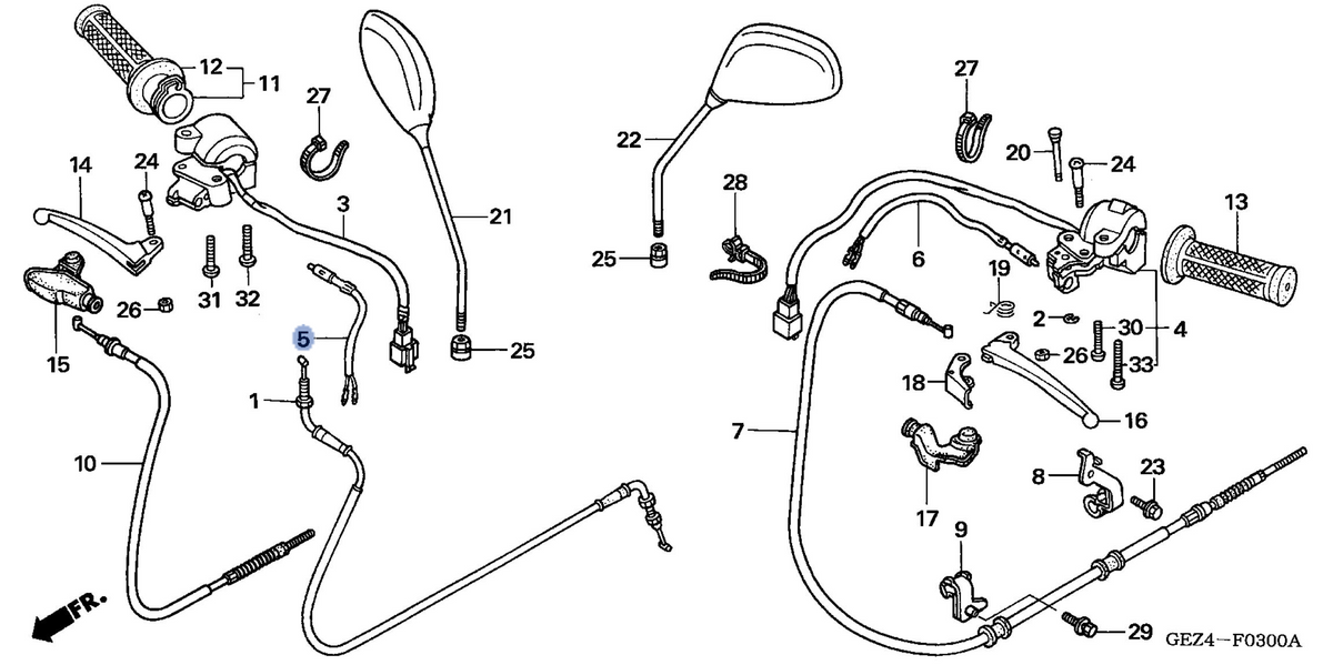 Honda OEM part 35340-GEZ-013