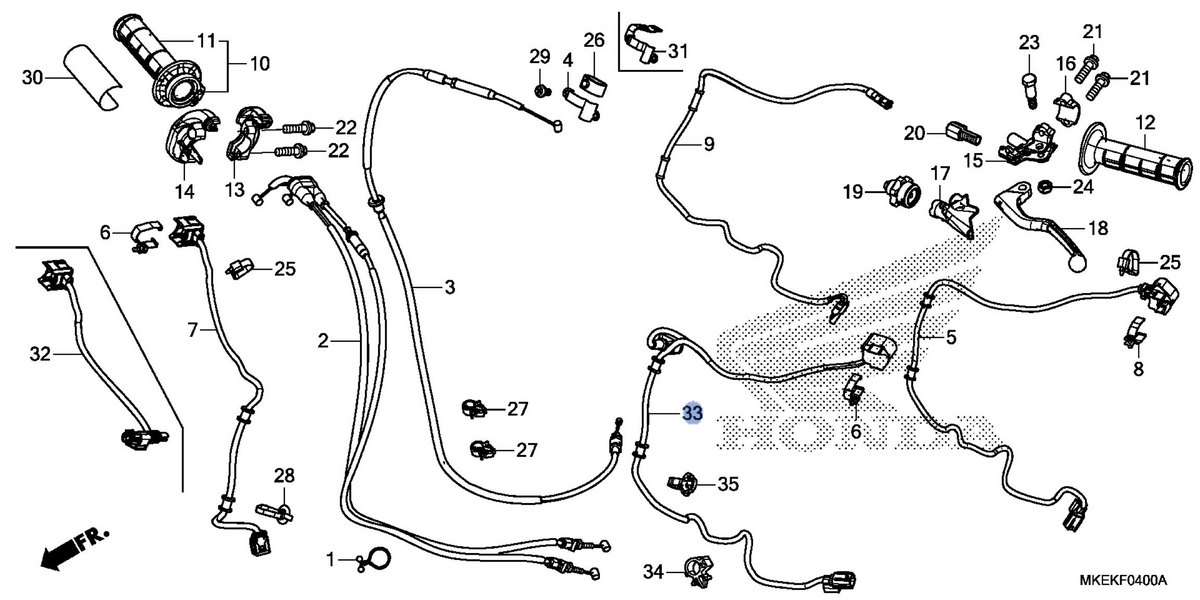 Honda OEM part 35365-MKE-AA1