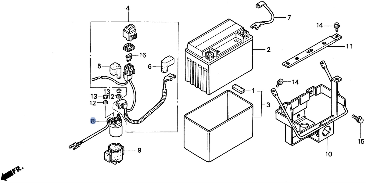 Honda OEM part 35850-HM3-000