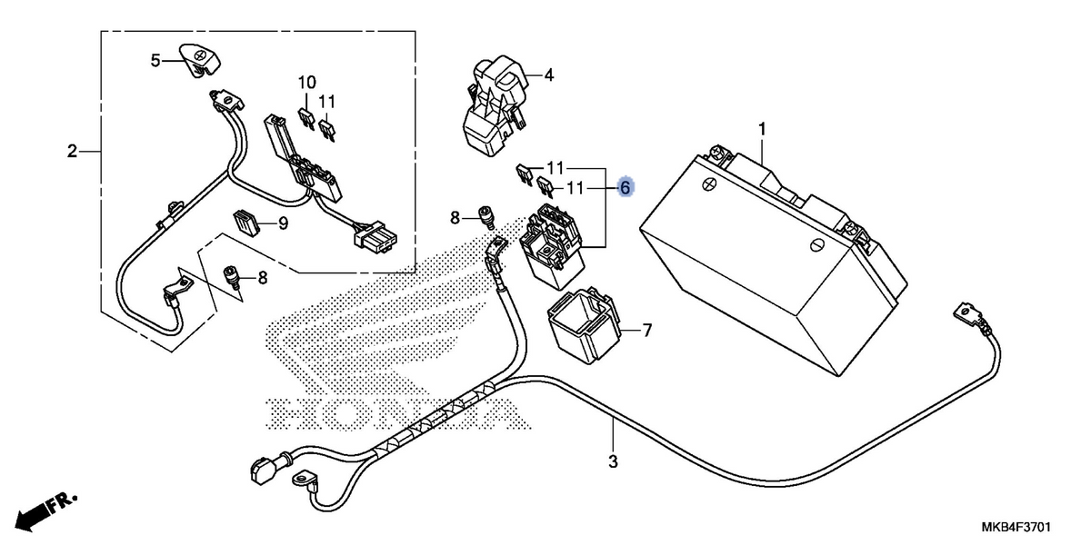 Honda OEM part 35850-MFL-D01