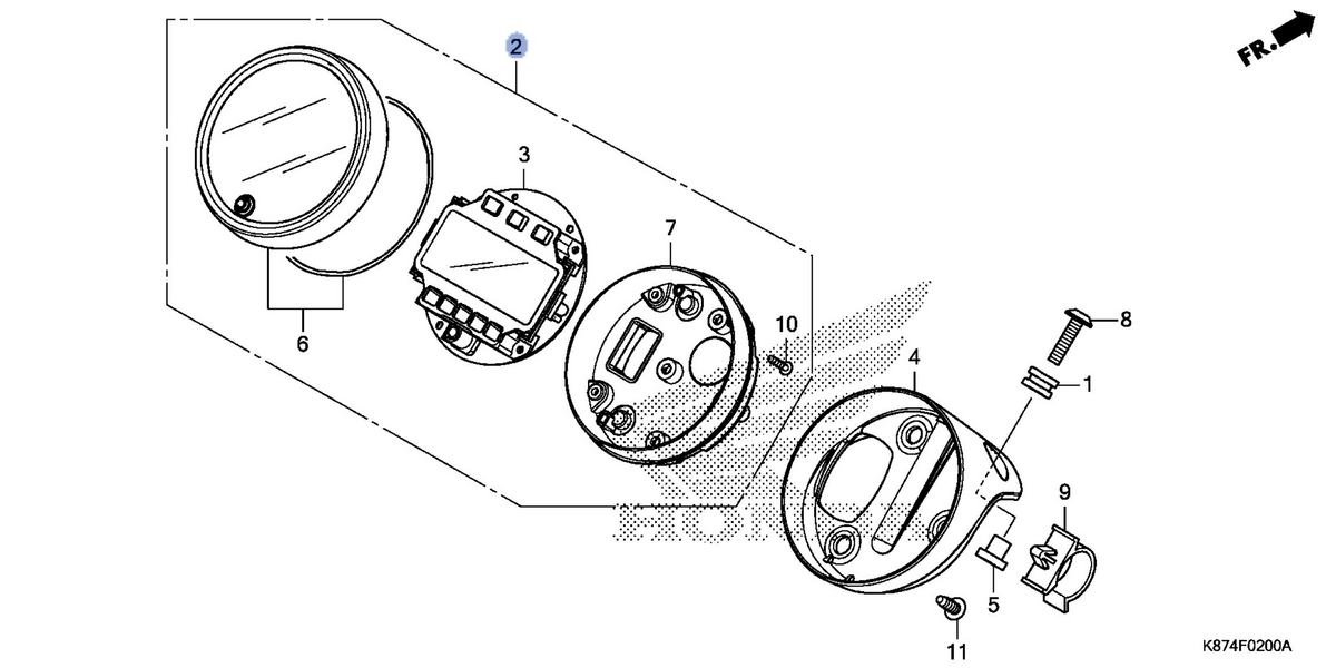 Honda OEM part 37100-K87-A03