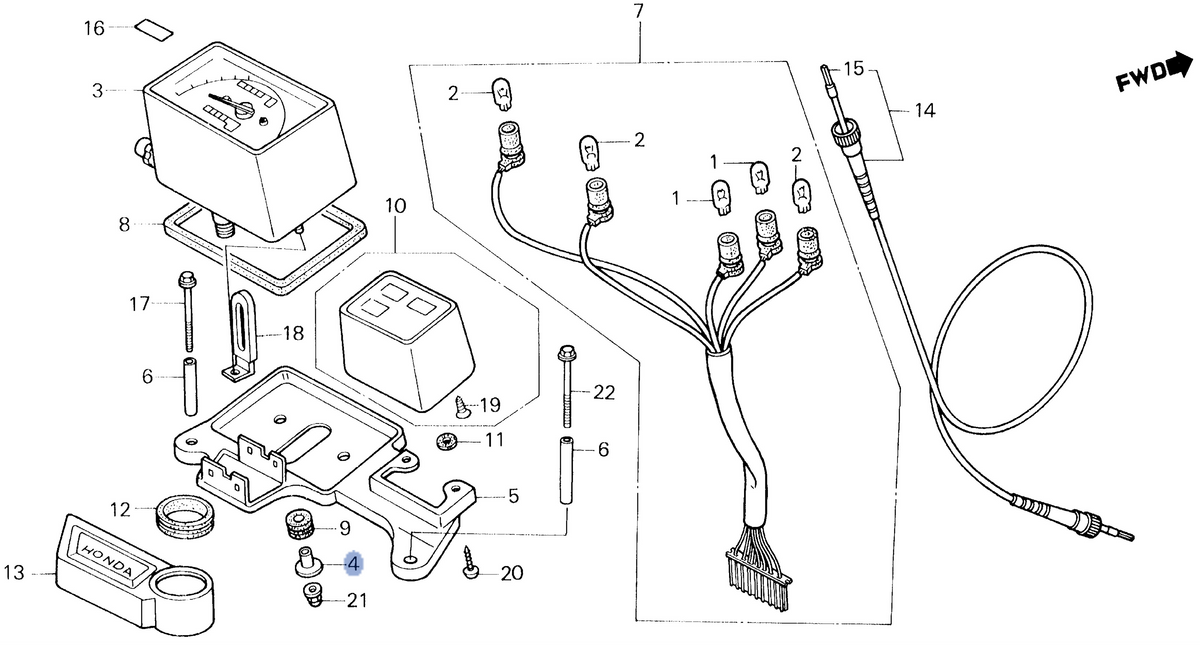 Honda OEM part 37206-471-000