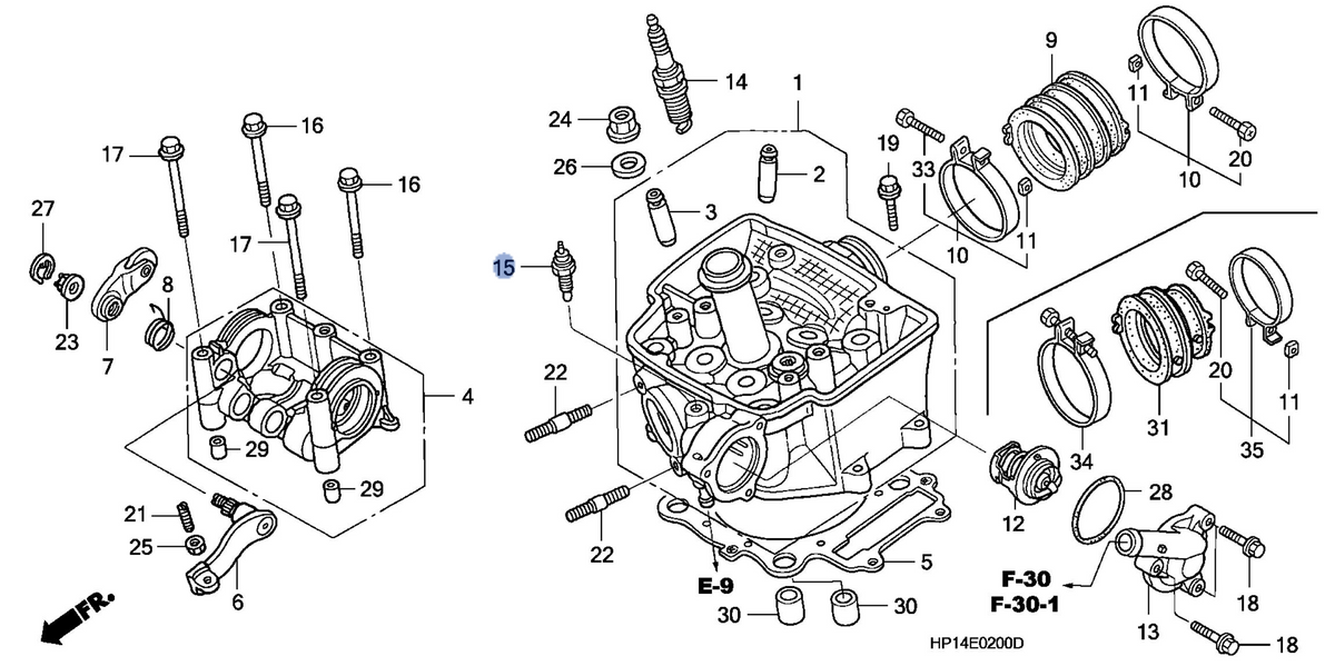 Honda OEM part 37750-MAZ-003